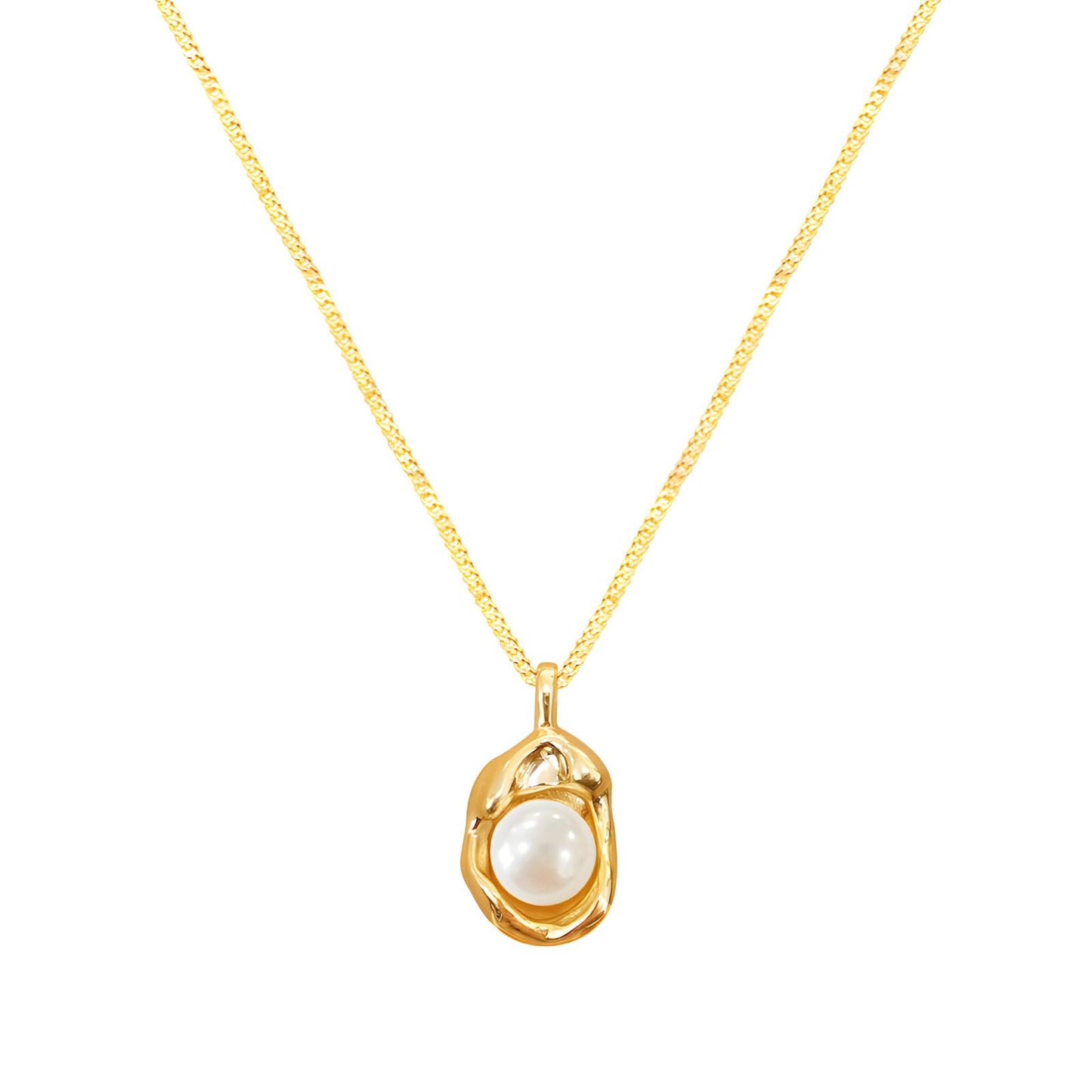 Abstract Pearl Necklace