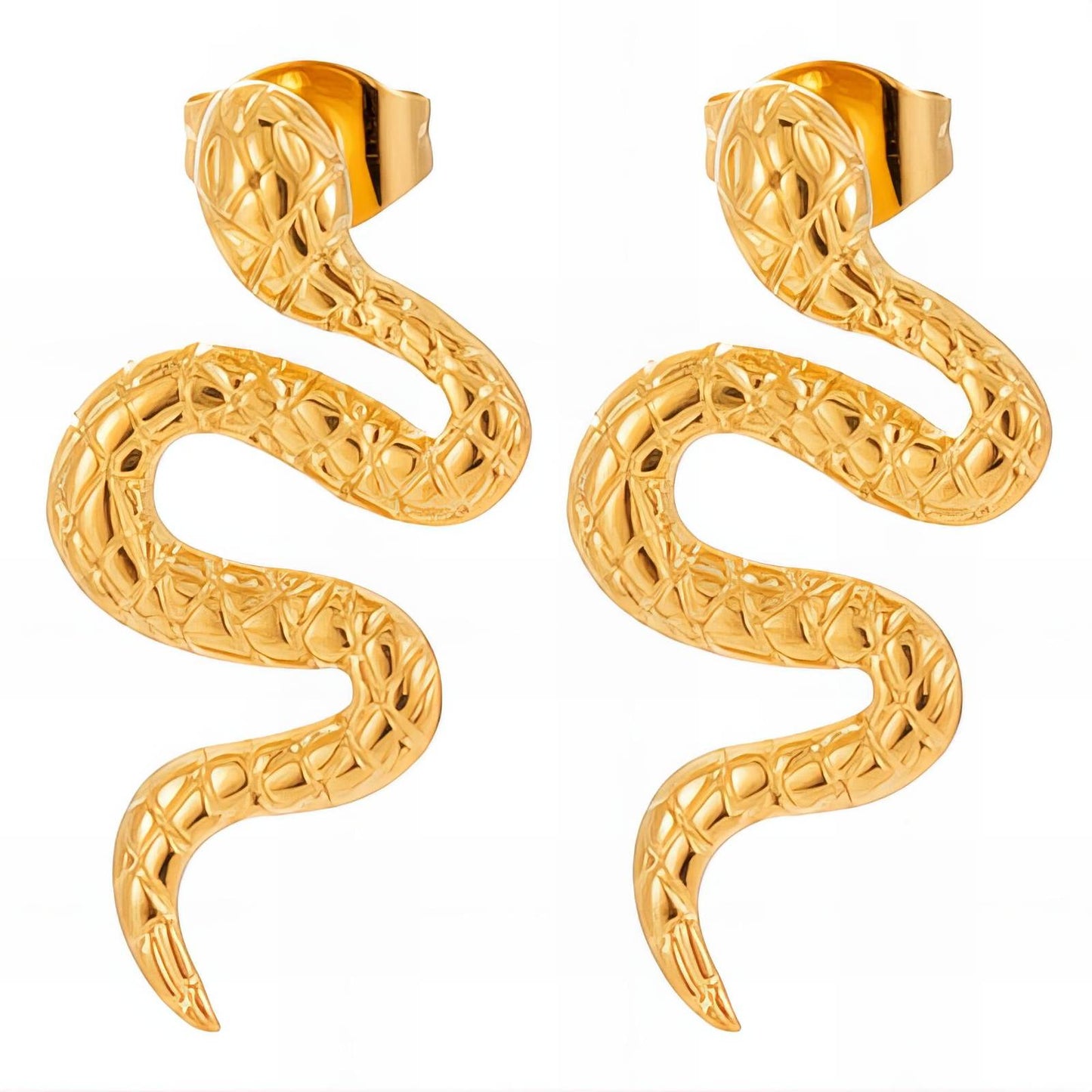 Snake earrings
